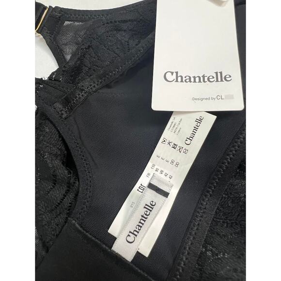 NWT! Chantelle Women's 1461 Pyramid Underwire Bra BLACK/42DD - Picture 5 of 6